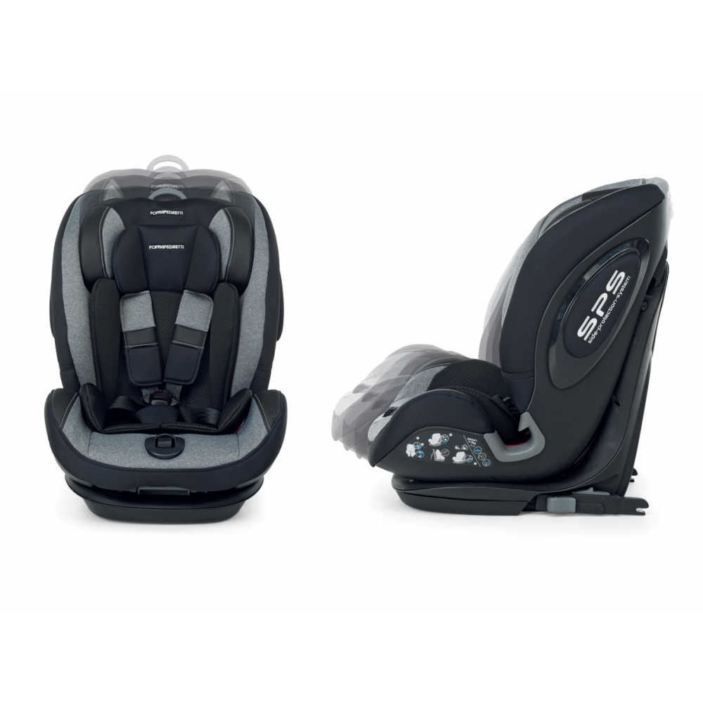 Poggiatesta regolabile e seduta reclinabile